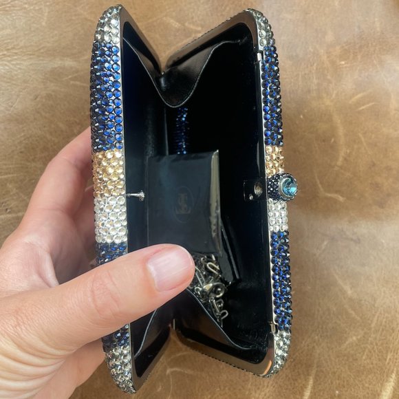 Sylvia Toledano Swarovski clutch "AFH" monogram - Picture 3 of 6